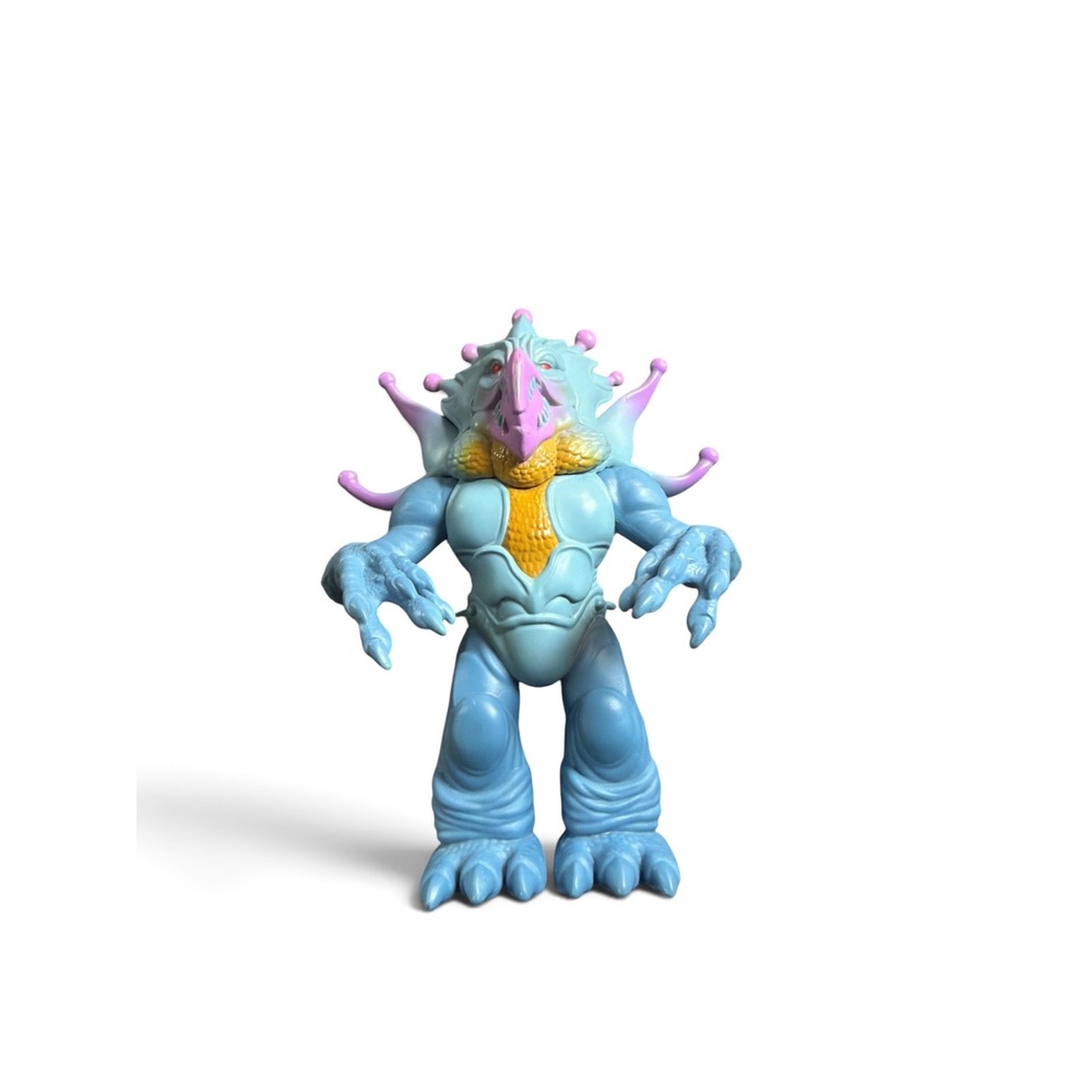 Vintage 1993 Trendmasters War Planets Beast Planet Rockus Action Figure Blue